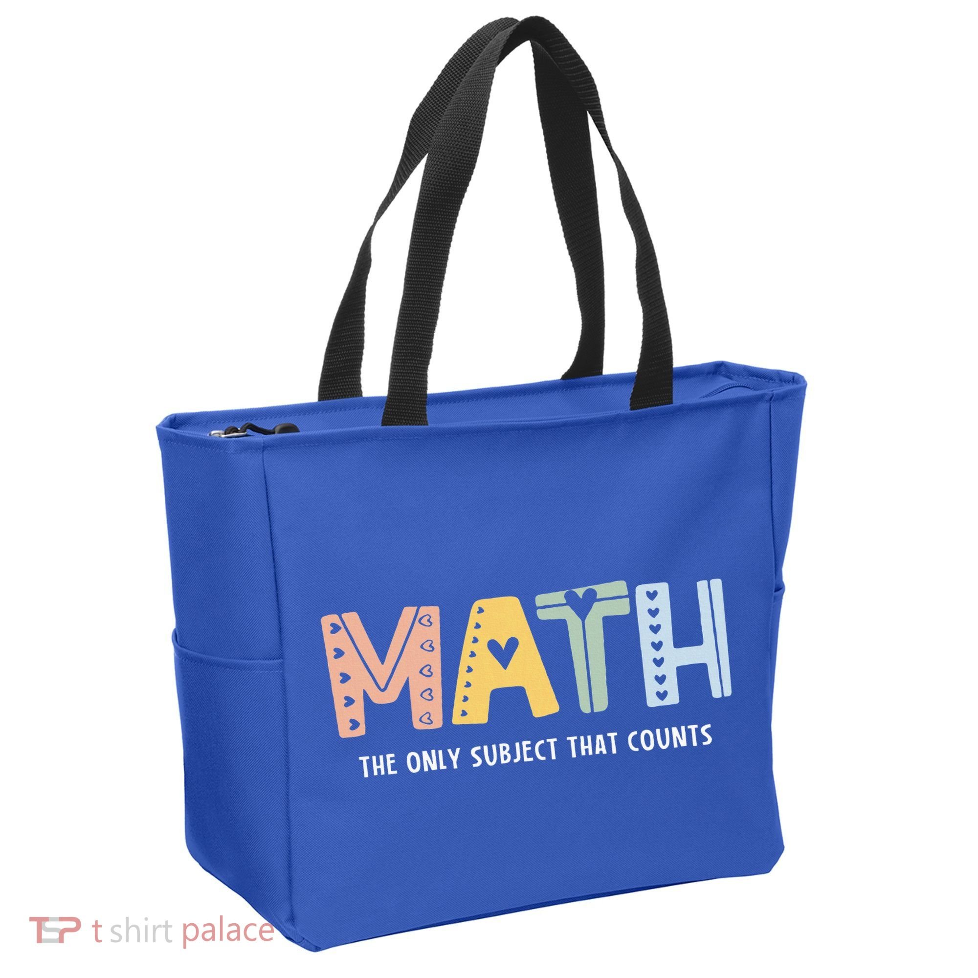 Math The Only Subject That Counts Cute Teacher Educator Tote Bag