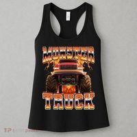 Monster Truck Offroad Flames 90s Bootleg Style Women's Tank Top thumb 3