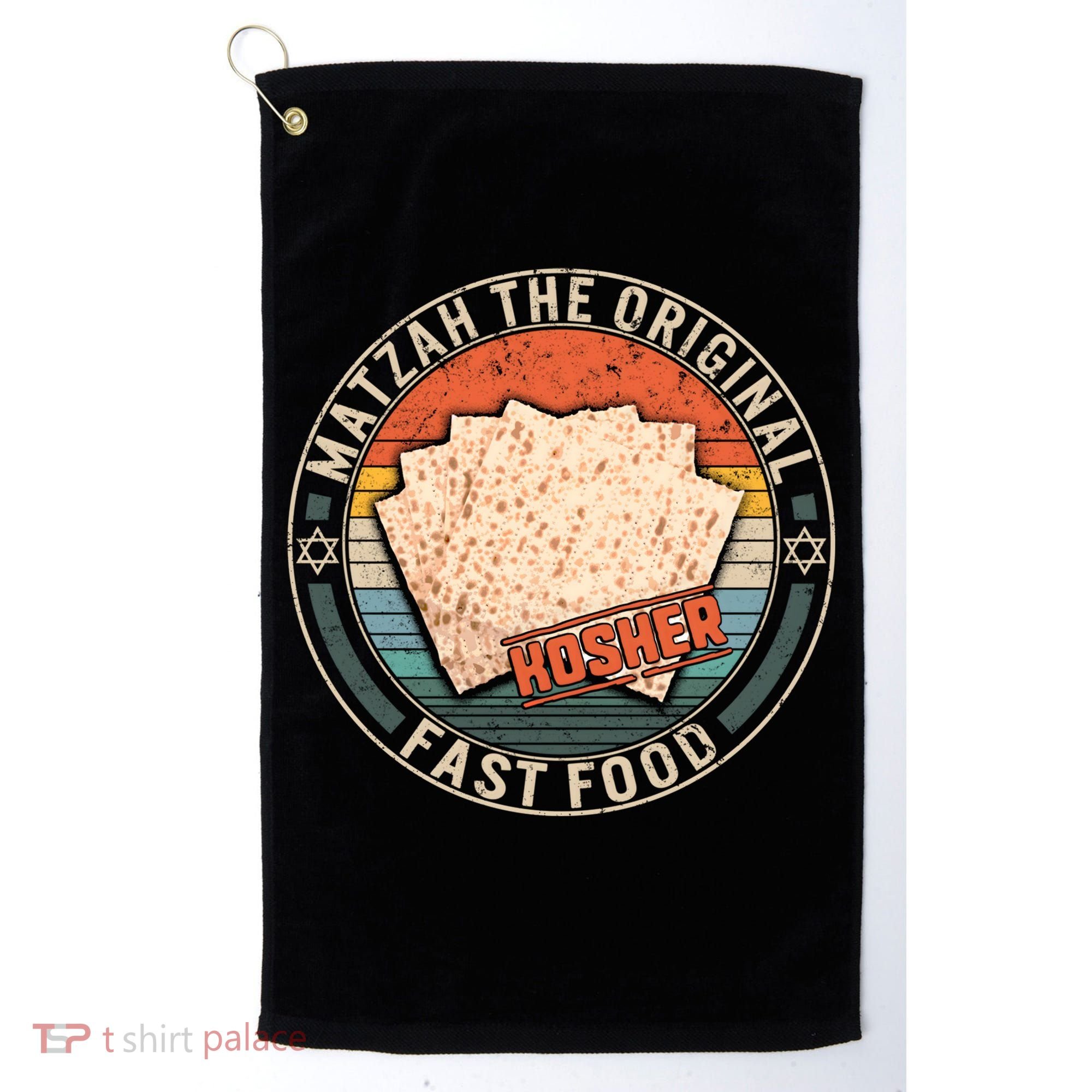 Matzah The Original Fast Food Kosher Jewish Seder Passover Great Gift Golf Towel