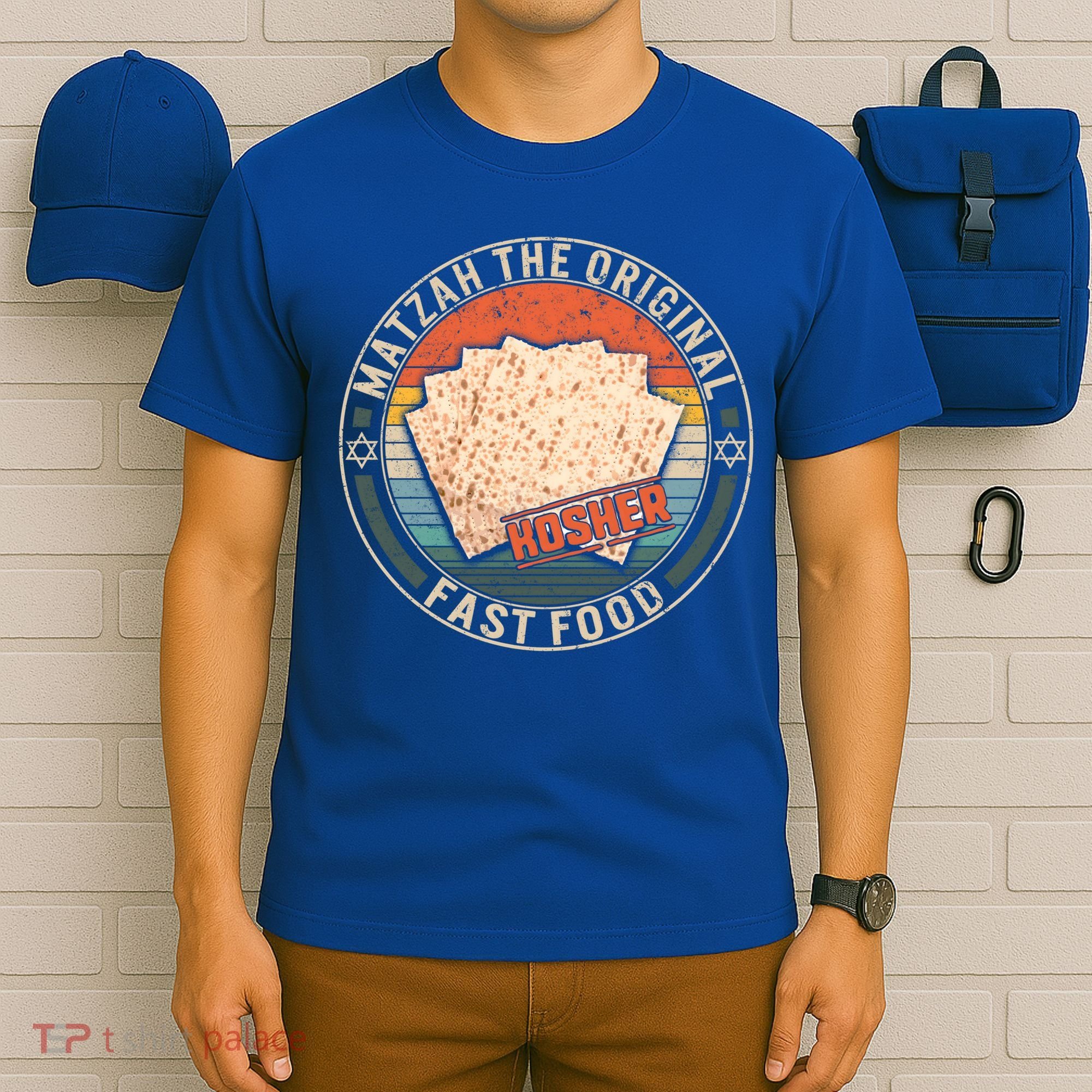 Matzah The Original Fast Food Kosher Jewish Seder Passover Great Gift T-Shirt