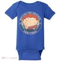 Matzah The Original Fast Food Kosher Jewish Seder Passover Great Gift Baby Bodysuit thumb 0