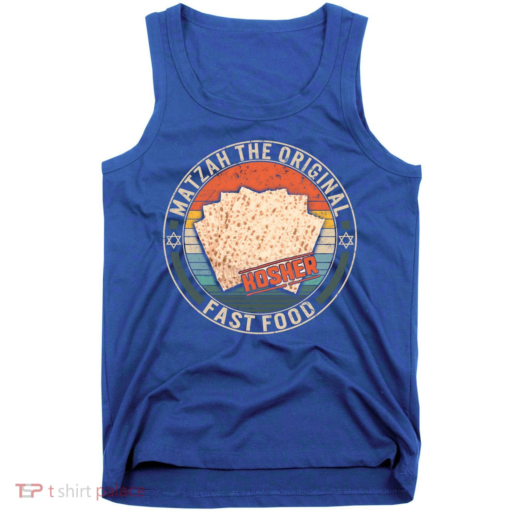Matzah The Original Fast Food Kosher Jewish Seder Passover Great Gift Tank Top