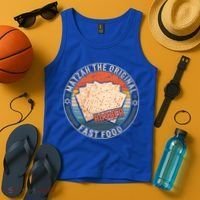 Matzah The Original Fast Food Kosher Jewish Seder Passover Great Gift Tank Top thumb 4