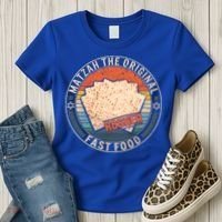 Matzah The Original Fast Food Kosher Jewish Seder Passover Great Gift Women's T-Shirt thumb 3