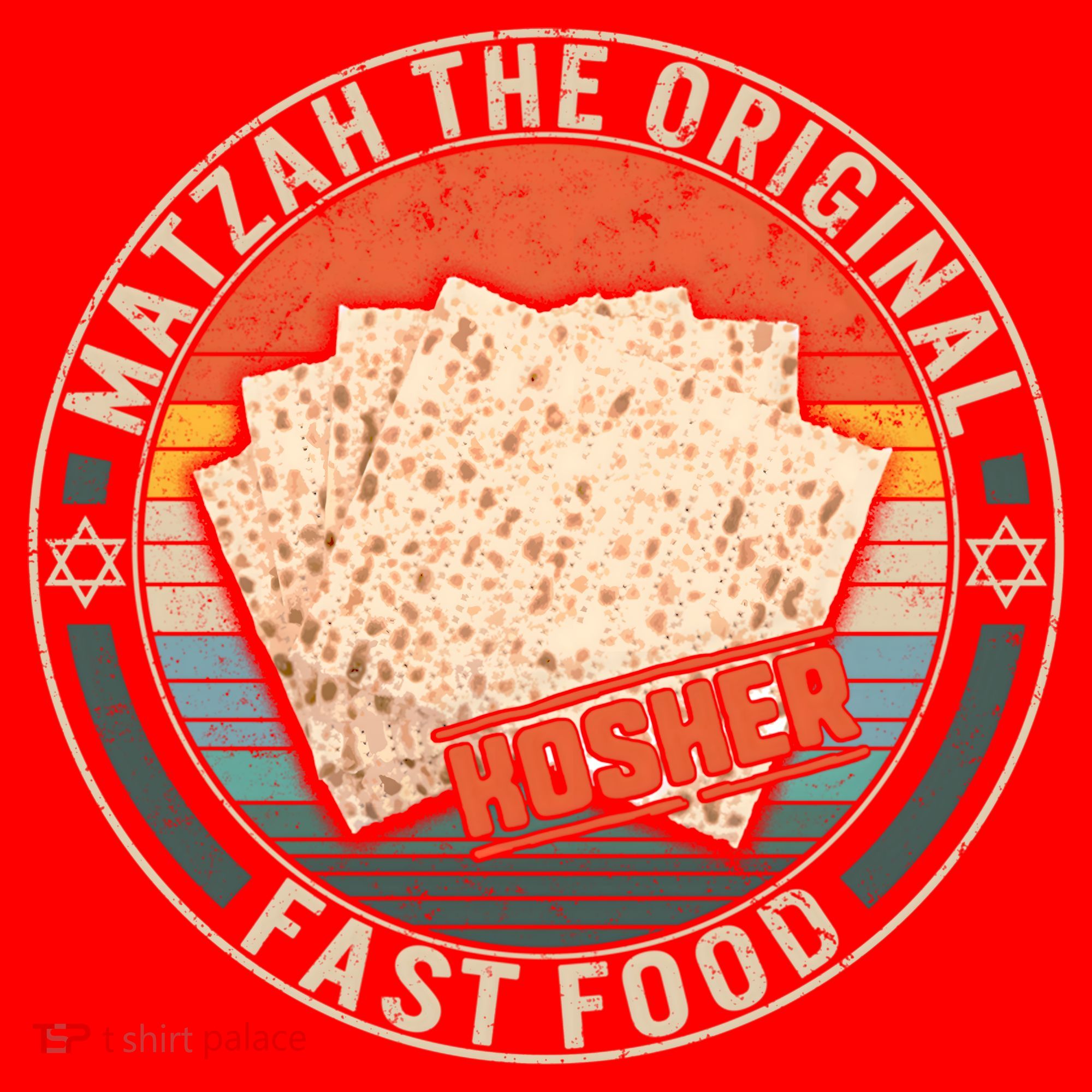 Matzah The Original Fast Food Kosher Jewish Seder Passover Great Gift Santa Hat