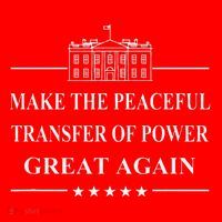 Make The Peaceful Transfer Of Power Great Again Santa Hat thumb 1