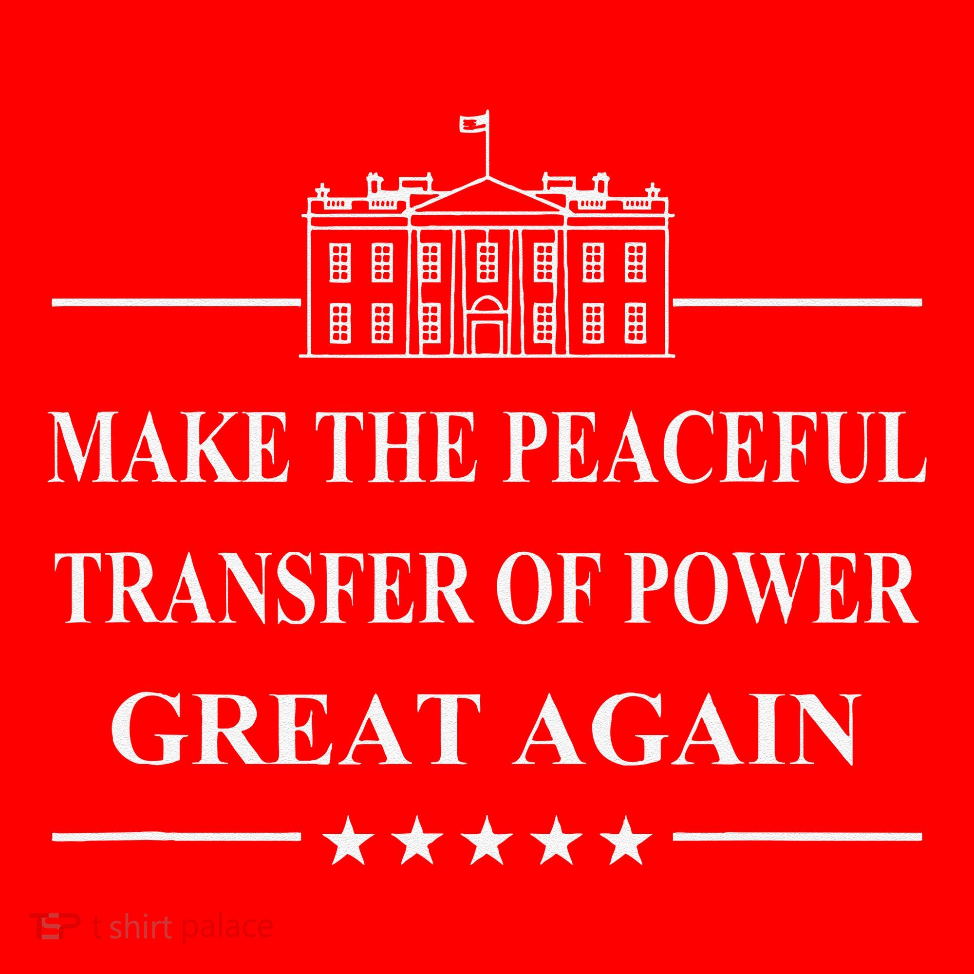 Make The Peaceful Transfer Of Power Great Again Santa Hat