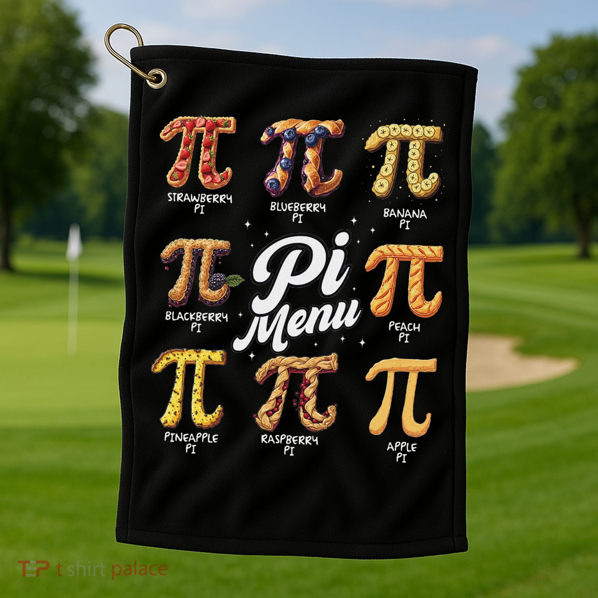 Math Teacher Pi Day 3.14 Pie Golf Towel