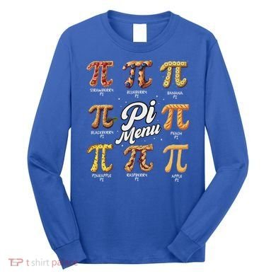 Math Teacher Pi Day 3.14 Pie Long Sleeve Shirt