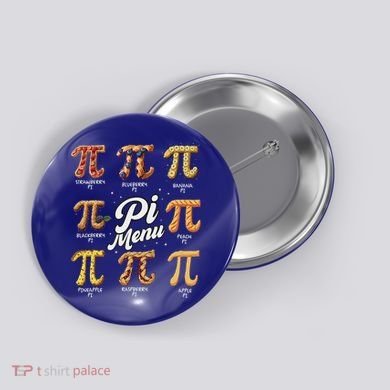 Math Teacher Pi Day 3.14 Pie Button