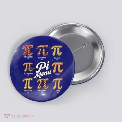 Math Teacher Pi Day 3.14 Pie Button