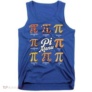 Math Teacher Pi Day 3.14 Pie Tank Top