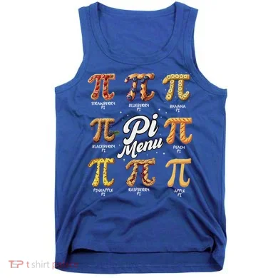 Math Teacher Pi Day 3.14 Pie Tank Top