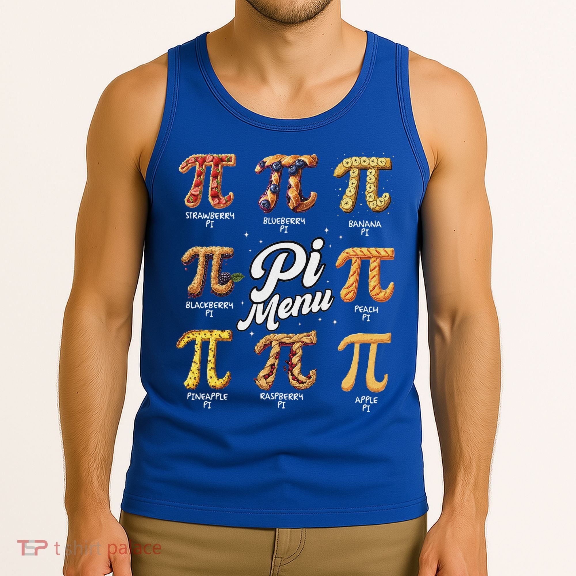 Math Teacher Pi Day 3.14 Pie Tank Top