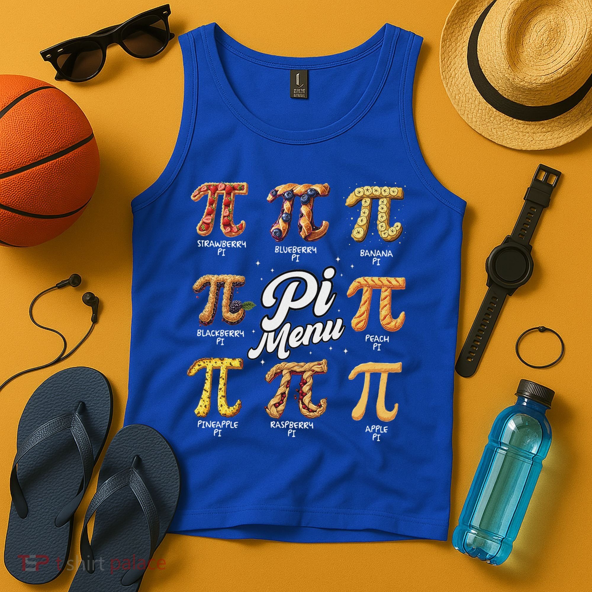 Math Teacher Pi Day 3.14 Pie Tank Top