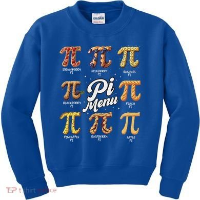 Math Teacher Pi Day 3.14 Pie Kids Sweatshirt