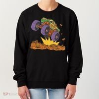 Monster Truck Pumpkin Patch Women's Sweatshirt thumb 0