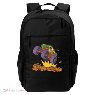Monster Truck Pumpkin Patch Backpack