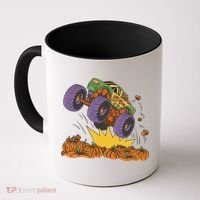 Monster Truck Pumpkin Patch Coffee Mug thumb 0