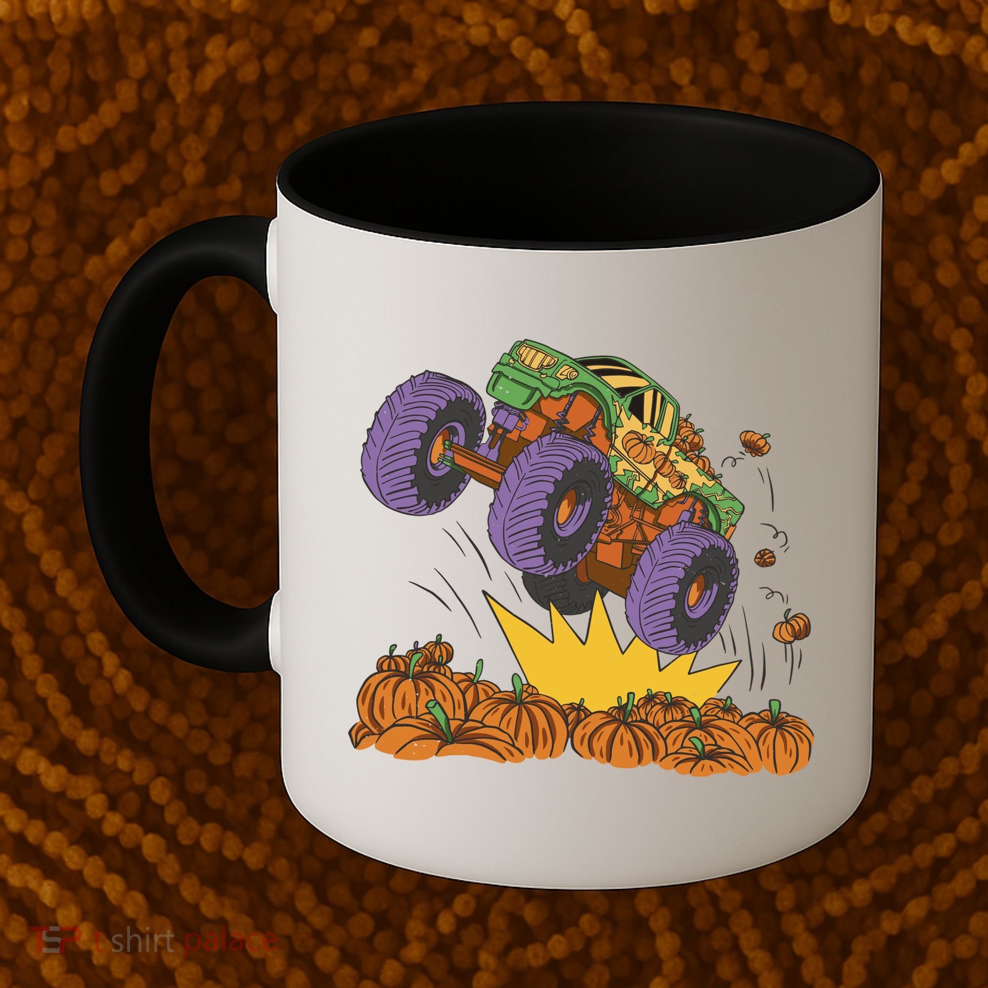 Monster Truck Pumpkin Patch Coffee Mug