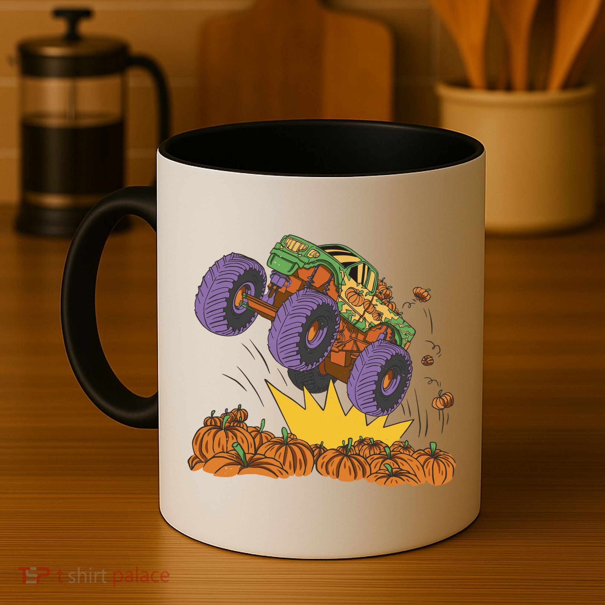 Monster Truck Pumpkin Patch Coffee Mug