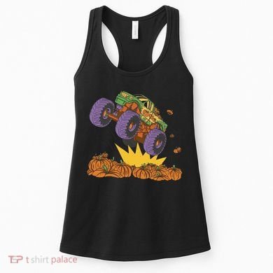 Monster Truck Pumpkin Patch Women's Tank Top