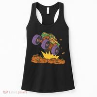 Monster Truck Pumpkin Patch Women's Tank Top thumb 0