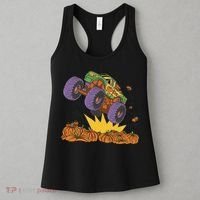 Monster Truck Pumpkin Patch Women's Tank Top thumb 3