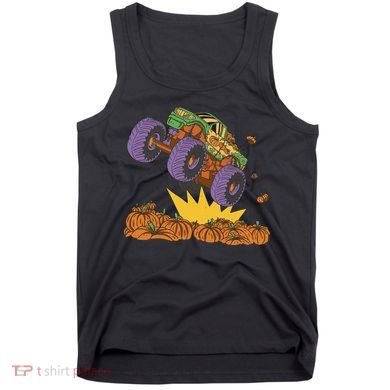Monster Truck Pumpkin Patch Tank Top