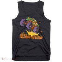 Monster Truck Pumpkin Patch Tank Top thumb 0