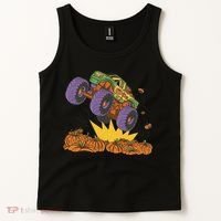 Monster Truck Pumpkin Patch Tank Top thumb 2