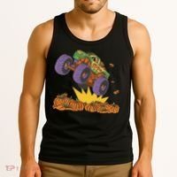 Monster Truck Pumpkin Patch Tank Top thumb 3