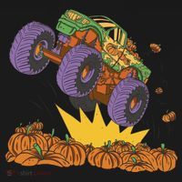 Monster Truck Pumpkin Patch Tote Bag thumb 4