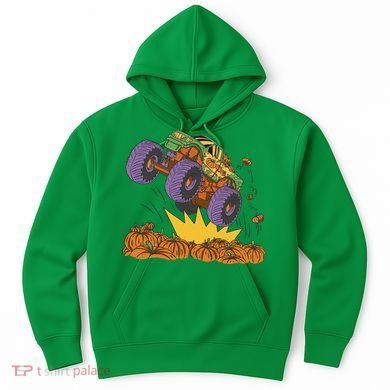 Monster Truck Pumpkin Patch Hoodie