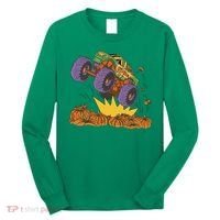Monster Truck Pumpkin Patch Long Sleeve Shirt thumb 0