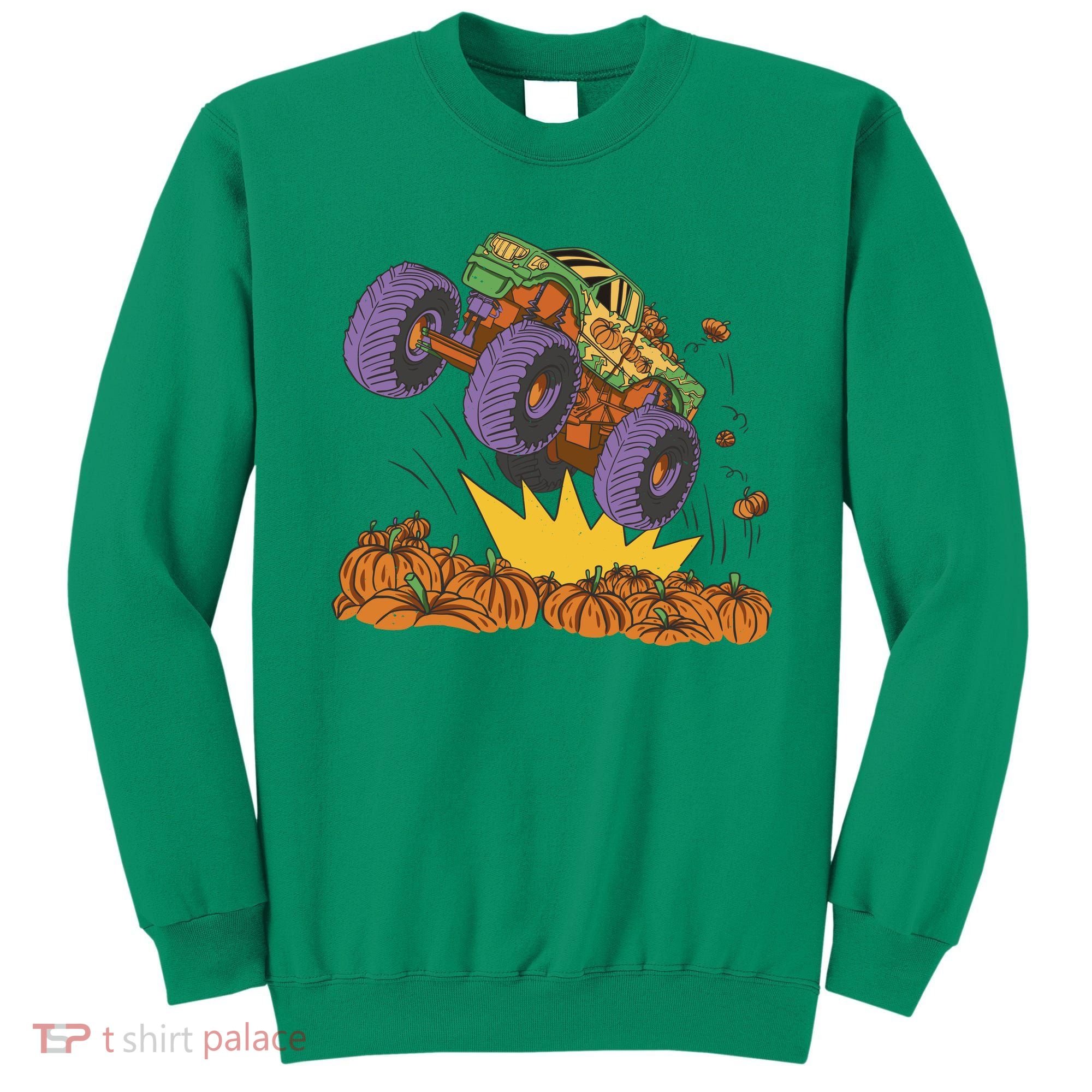 Monster Truck Pumpkin Patch Sweatshirt