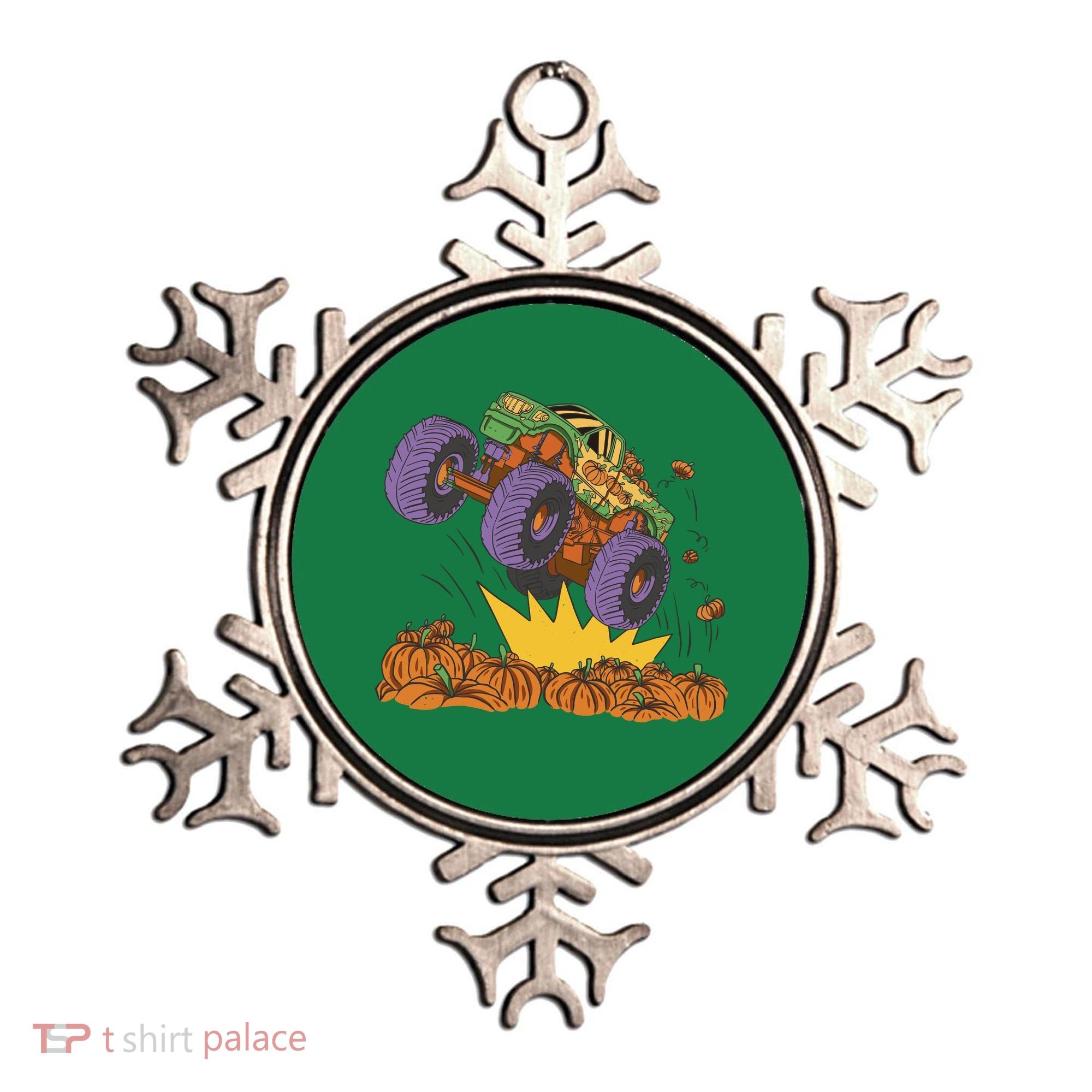 Monster Truck Pumpkin Patch Ornament