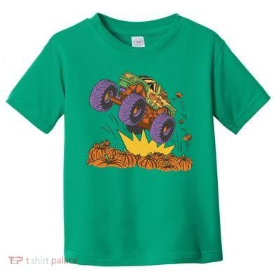 Monster Truck Pumpkin Patch Toddler T-Shirt