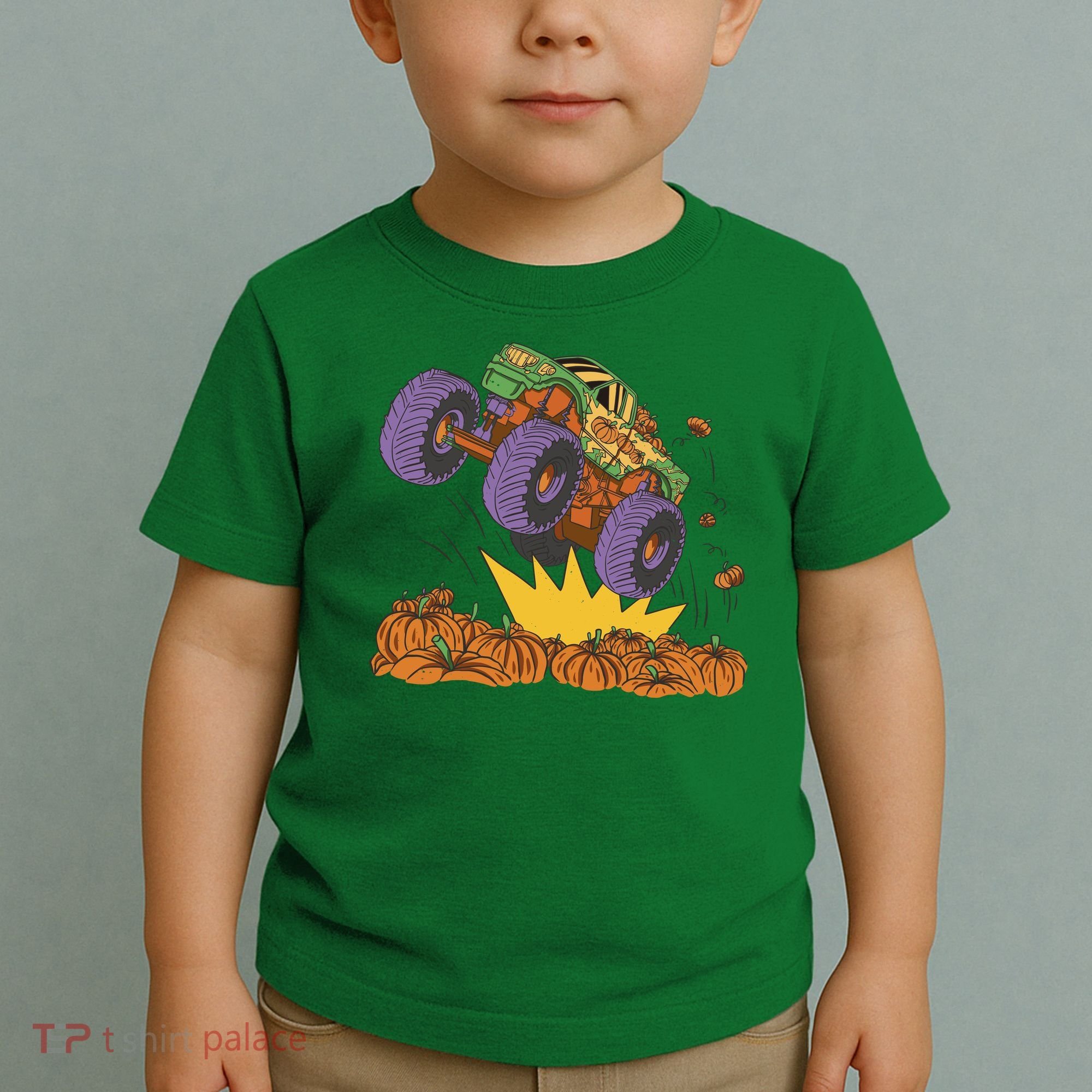 Monster Truck Pumpkin Patch Toddler T-Shirt