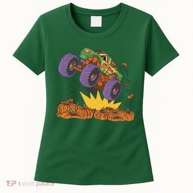 Monster Truck Pumpkin Patch Women's T-Shirt