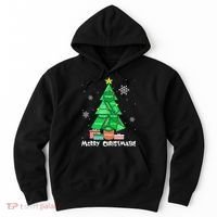 Math Teacher Polygon Christmas Tree Geometry Merry Christmas Hoodie thumb 0