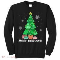 Math Teacher Polygon Christmas Tree Geometry Merry Christmas Sweatshirt thumb 0