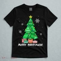 Math Teacher Polygon Christmas Tree Geometry Merry Christmas T-Shirt thumb 5