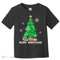 Math Teacher Polygon Christmas Tree Geometry Merry Christmas Toddler T-Shirt thumb 0