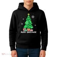 Math Teacher Polygon Christmas Tree Geometry Merry Christmas Kids Hoodie thumb 4