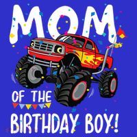 Monster Truck Party Mom Of Birthday Boy Gift Mousepad thumb 1