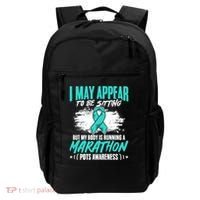 Marathon Turquoise Pots Awareness Dysautonomia Awareness Cool Gift Backpack thumb 0