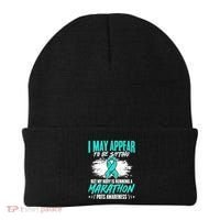 Marathon Turquoise Pots Awareness Dysautonomia Awareness Cool Gift Beanie thumb 0