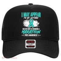 Marathon Turquoise Pots Awareness Dysautonomia Awareness Cool Gift Hat thumb 0