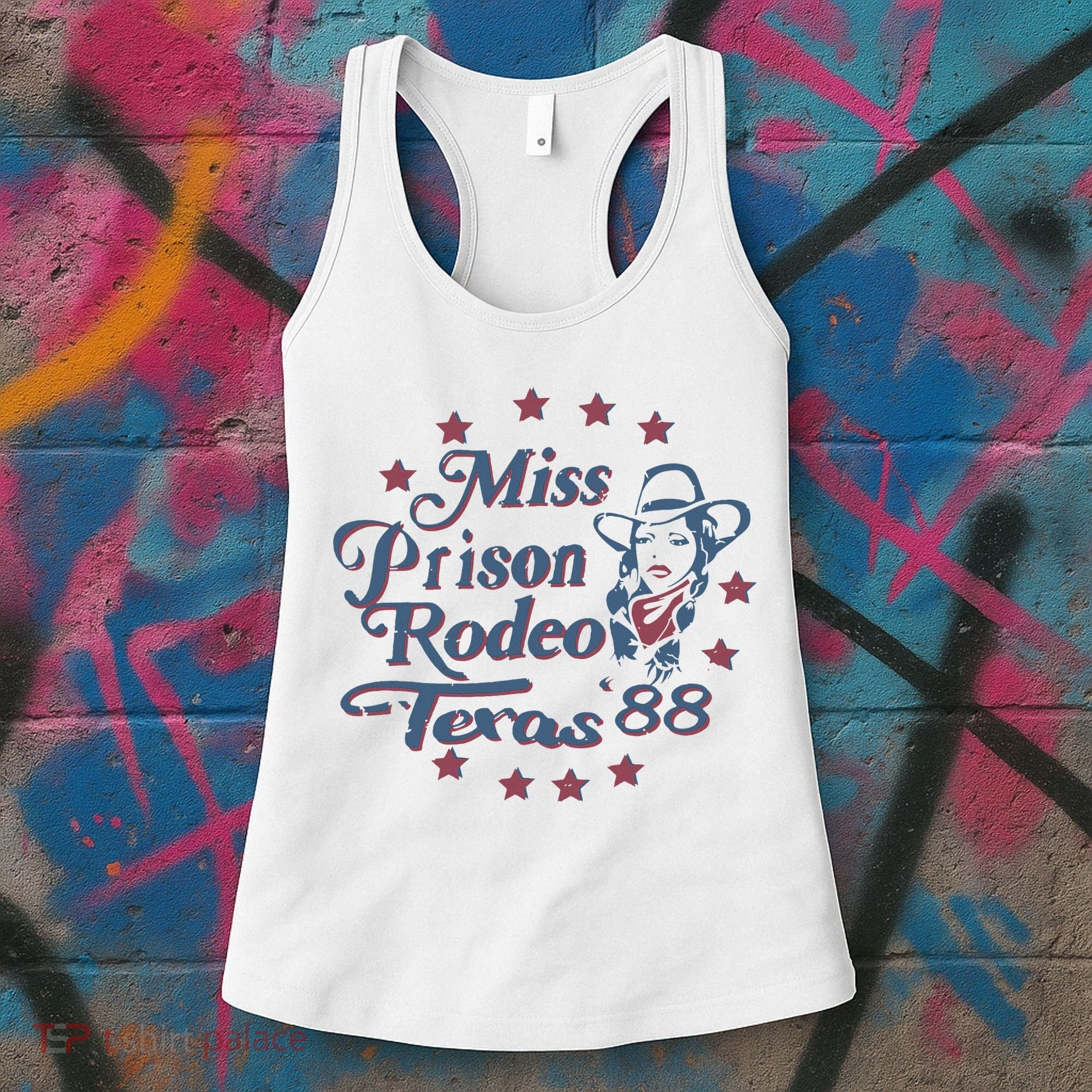 Miss Texas Prison Rodeo Southern Country Music Women's Tank Top
